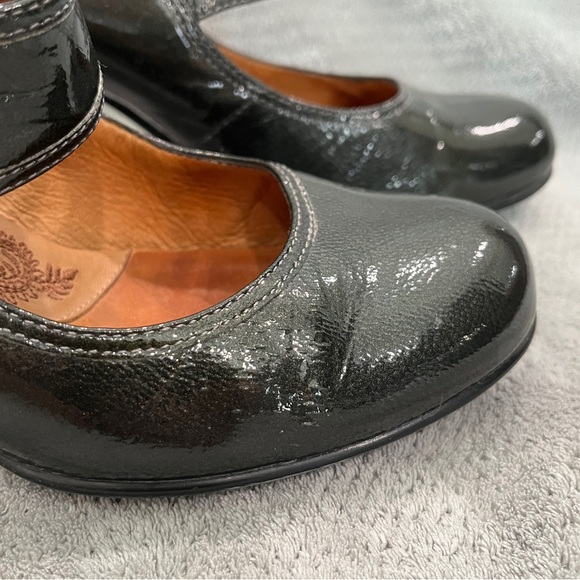 Sofft Women's Mary Jane Pumps Shoes Size 8 M charcoal grey Leather Söfft - Picture 5 of 11